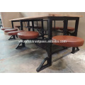 10 seater industrial cast iron canteen table